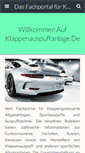 Mobile Screenshot of klappenauspuffanlage.de